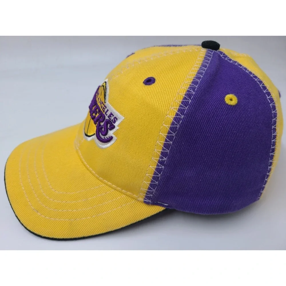 Vintage Youth‎ Los Angeles Lakers Kobe Bryant #8 Drew Pearson Hat Cap NBA Yellow